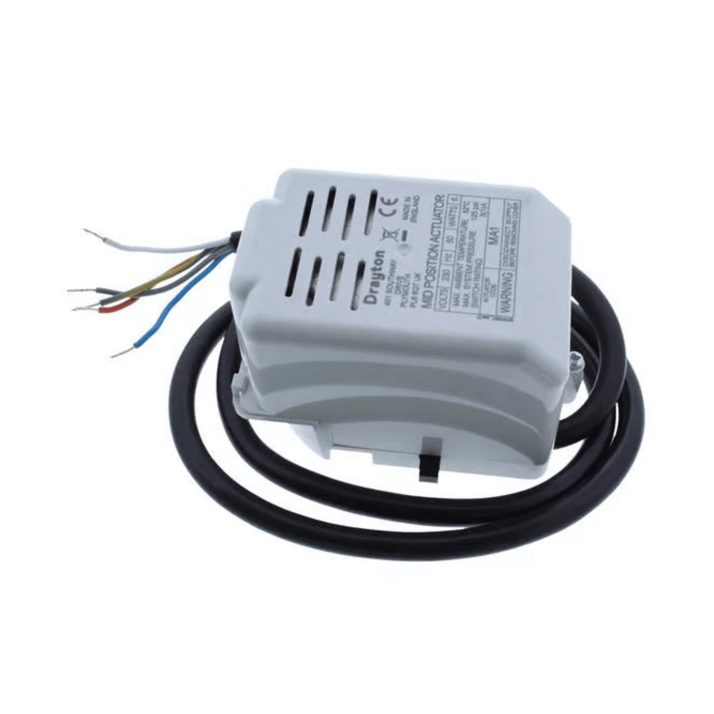 Drayton ZA6 - 6 Wire Zone Valve 230V Actuator - SPDT Switch - 27653
