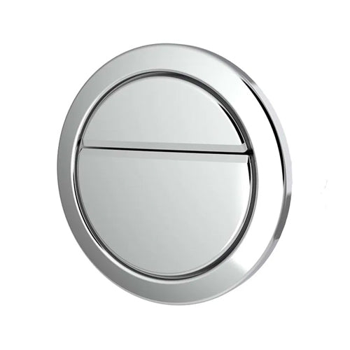 Dudley Geo Round Dual Flush Push Button - 73.5mm - 372937