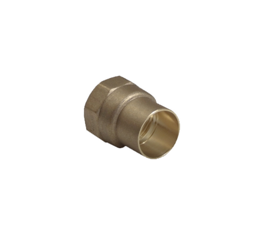 End Feed Female Iron Coupler - 15mm x 1/2"