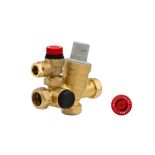 Electric Heating Company Multibloc Inlet Control Group - 3/6 Bar - CB091