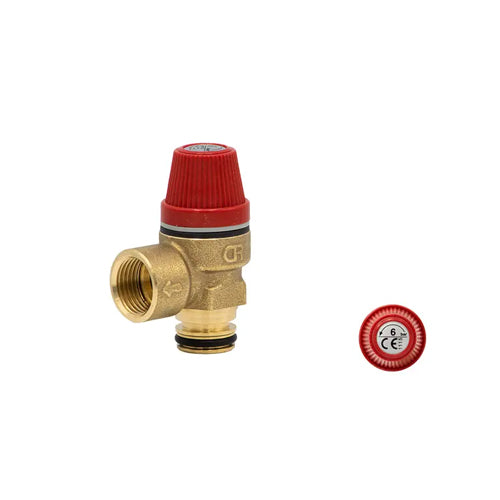 Electric Heating Company O-Ring Type Pressure Relief Valve - 6 Bar