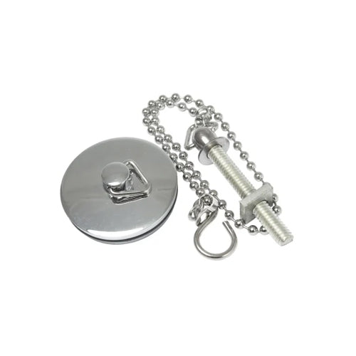 Peerless Basin Ball Chain with Brass Plug - 1 1/2" - Chrome Plated - 201924