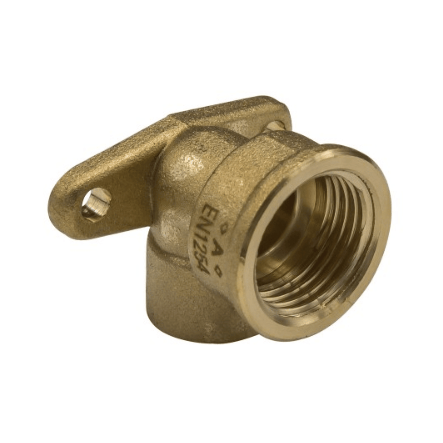 End Feed - Wallplate Elbow - 22mm x 3/4"