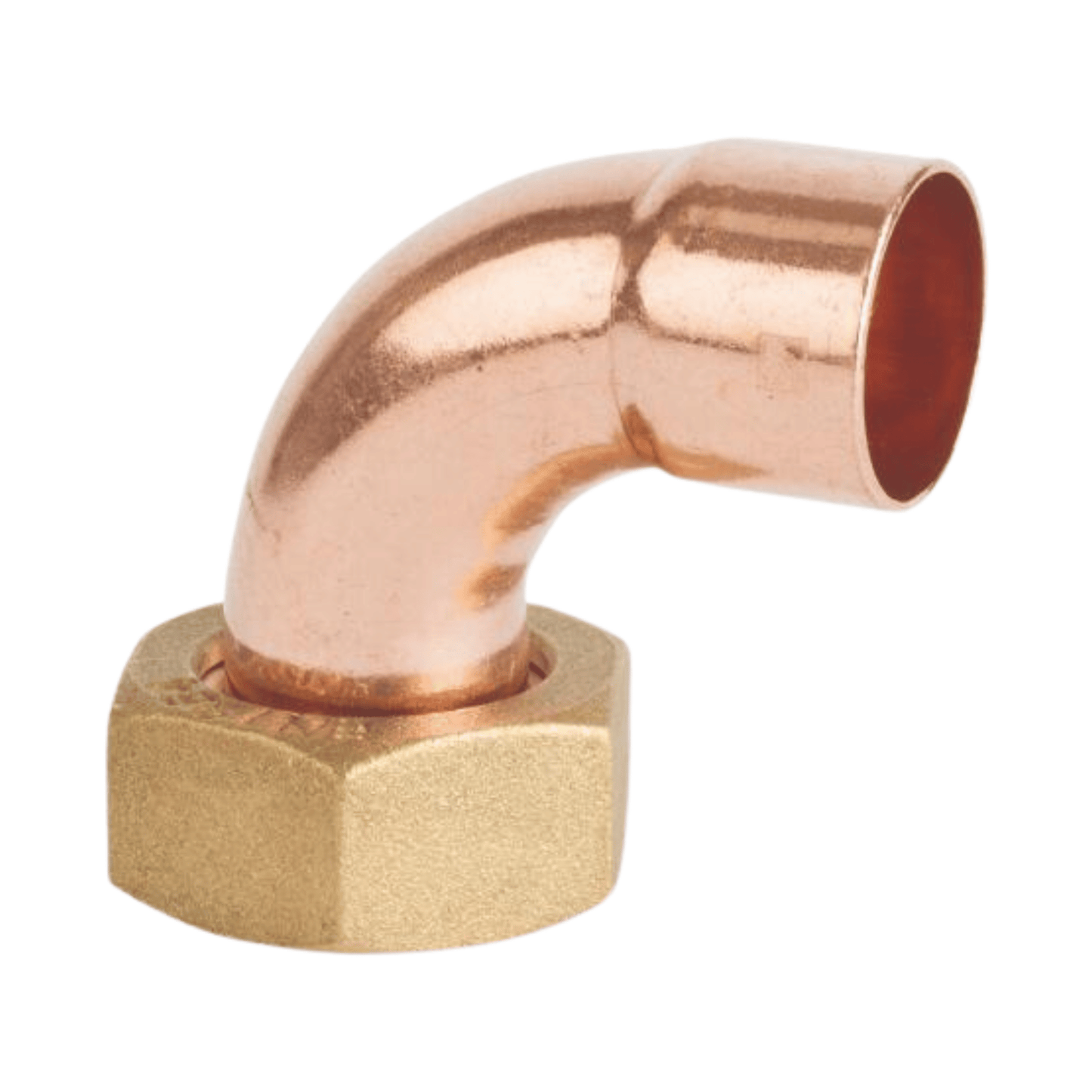 End Feed - Bent Cylinder Union - 22mm x 1"