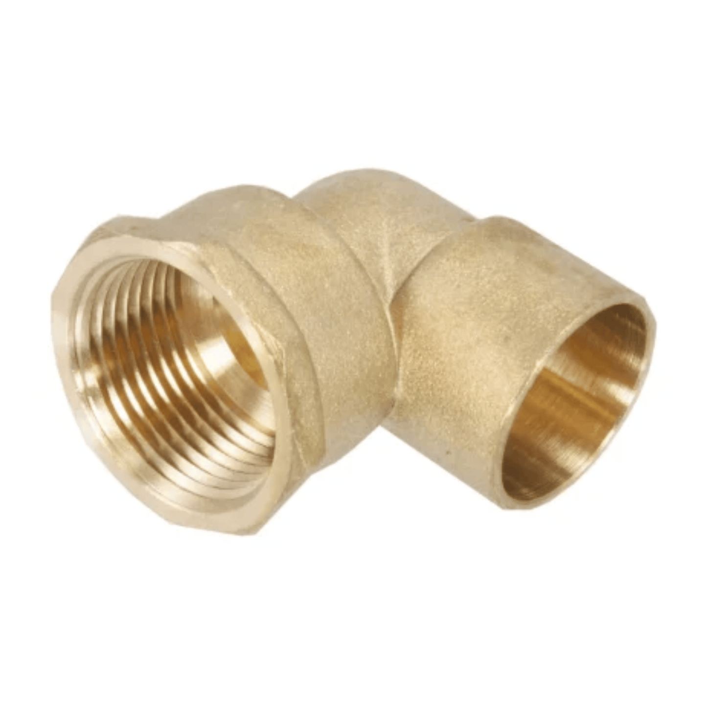 End Feed - Female Iron Elbow - 22mm x 1/2"