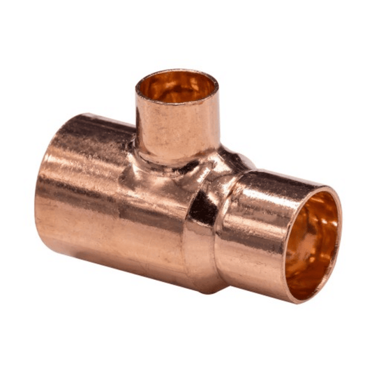 End Feed - Branch & End Reducing Tee - 22mm x 28mm x 15mm