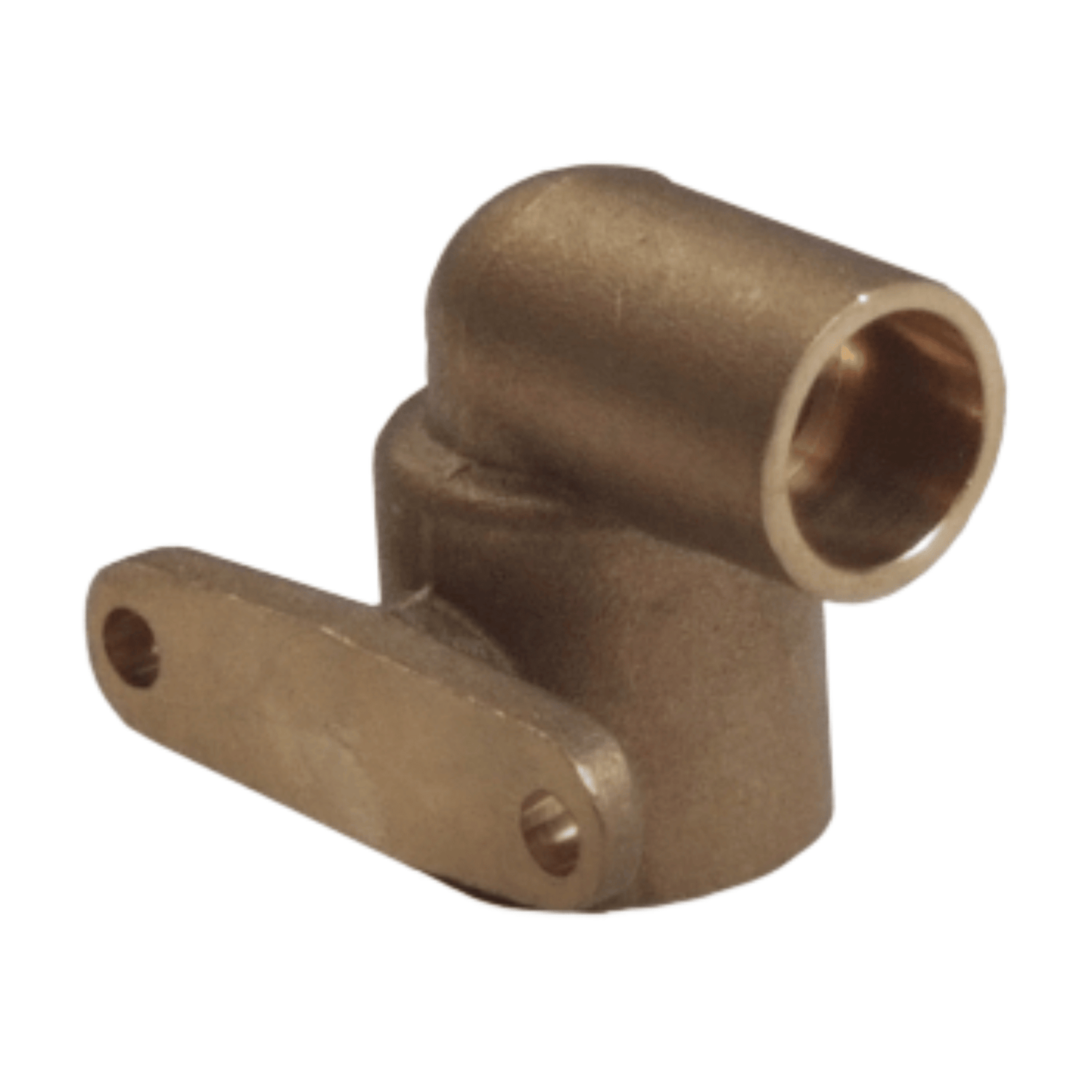 End Feed - Angled Wallplate Adaptor - 15mm x 1/2"