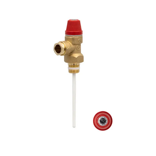 Fabdec Excelsior Pressure & Temperature Relief Valve - 7 Bar - 1/2" - 952318
