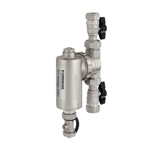 Fernox TF1 Omega Filter with Valves - 28mm
