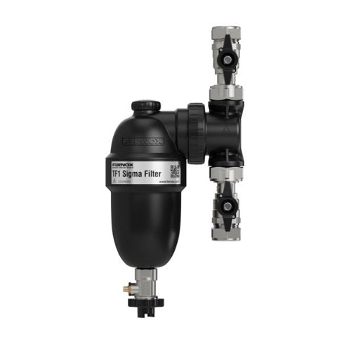 Fernox TF1 Sigma Filter with Valves 28mm Kings Plumbing Supplies
