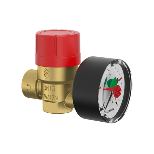 Flamco Prescomano Safety Valve - 1/2"