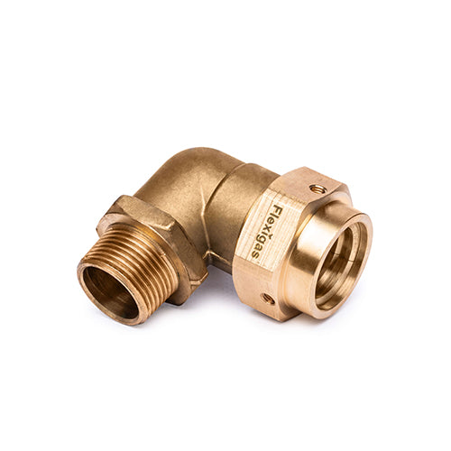 Flexigas Elbow Male - DN22 x 1" BSP