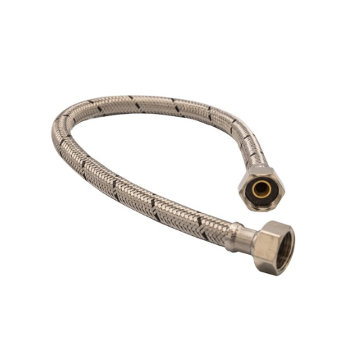 Flexible Tap Connector - F x F - Standard Bore - 1/2" x 1/2" x 300mm - WRAS Approved