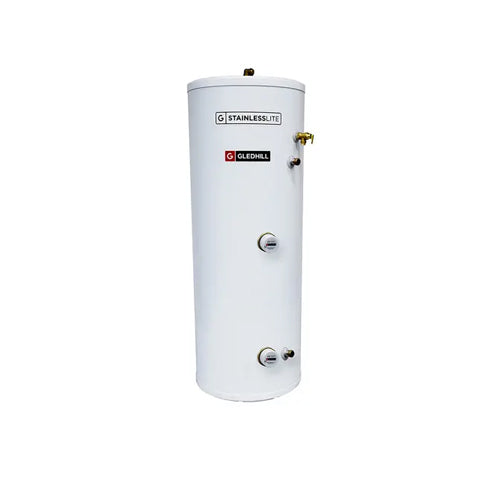 Gledhill Stainless Lite Plus Direct Unvented Hot Water Cylinder - 150 Litre - PLUDR150