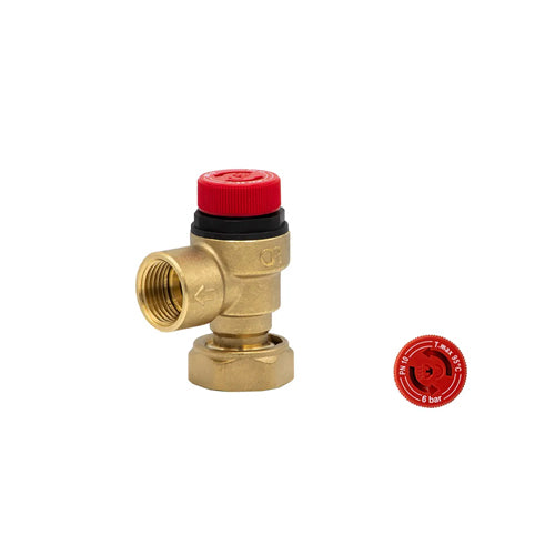 Glow-worm Loose Nut Pressure Relief Valve - 6 Bar - 20127610