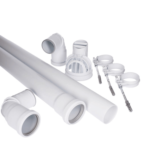 Glow-worm Boiler Plume Management Kit - White - 20219532
