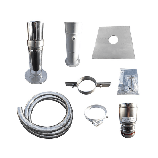Grant Orange System Conventional Flexible Flue Kit for 12-46kW - 100mm x 6m - GFKIT6/100