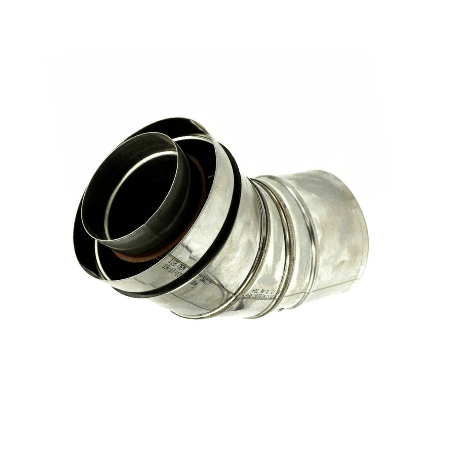 Grant Yellow System Low Level Short 45 Degree Elbow for 12-26kW - EZ45/90S