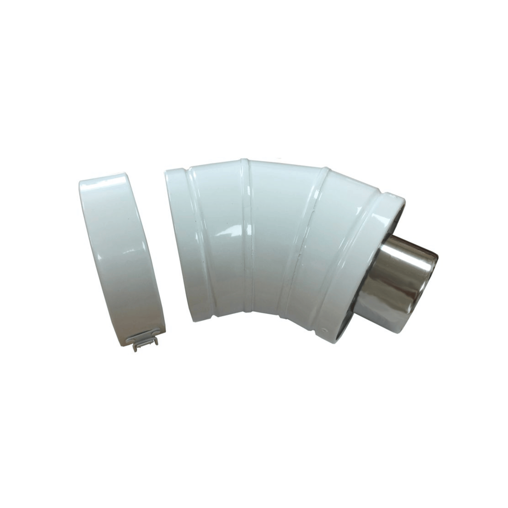 Grant White System Internal High Level 45 Degree Elbow for 12-26kW - ELBK2145/90
