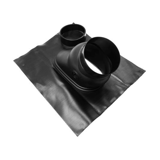 Grant White System Lead Pitched Roof Flashing with Collar for 12-26kW - VTK25P90/X