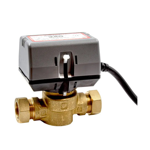Honeywell Balanced Hydronic Motorised Zone Valve - 2 Port - 22mm - VC4613AG1000/U