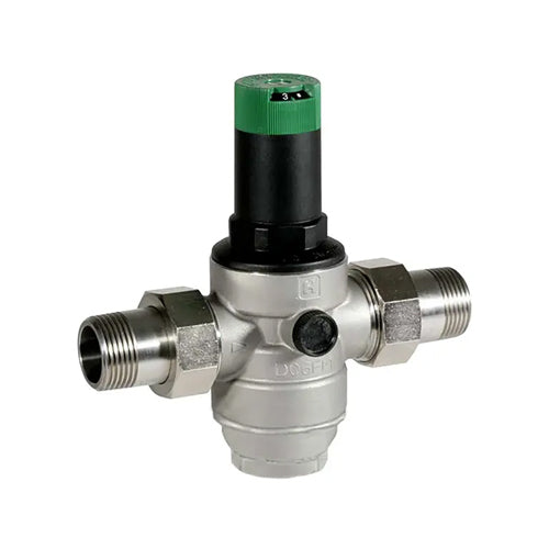 Honeywell D06FI Stainless Steel Adjustable Pressure Reducing Valve - 1.5-6.0 Bar - 1" MBSP - D06FI-1B