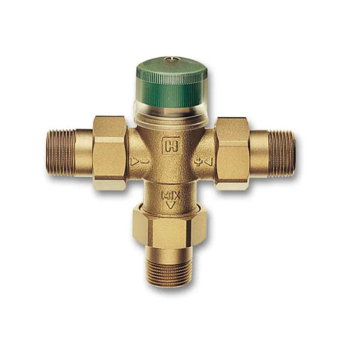 Honeywell Thermostatic Mixing Valve (TMV3 Approved) with Check Valves - 15mm - TM200VP-3/4E