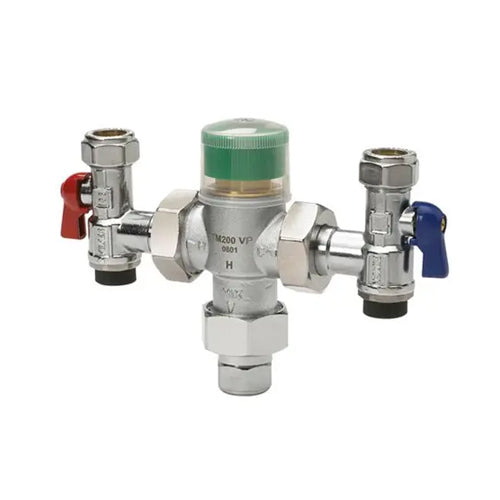 Honeywell Thermostatic Mixing Valve (TMV3 Approved) with 4 in 1 Isolators - 15mm - TM200VP-3/4ZC