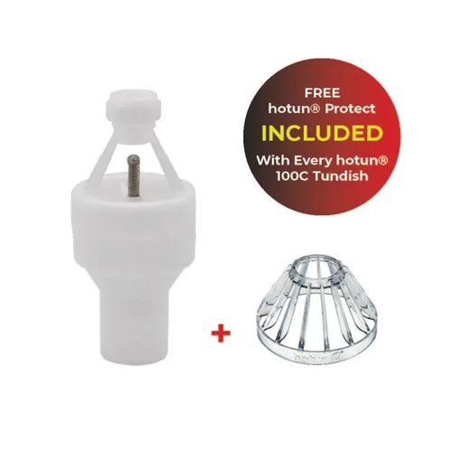 hotun® Hiflo 100C Dry Trap Tundish - 15mm x 32mm - White - HHW100C
