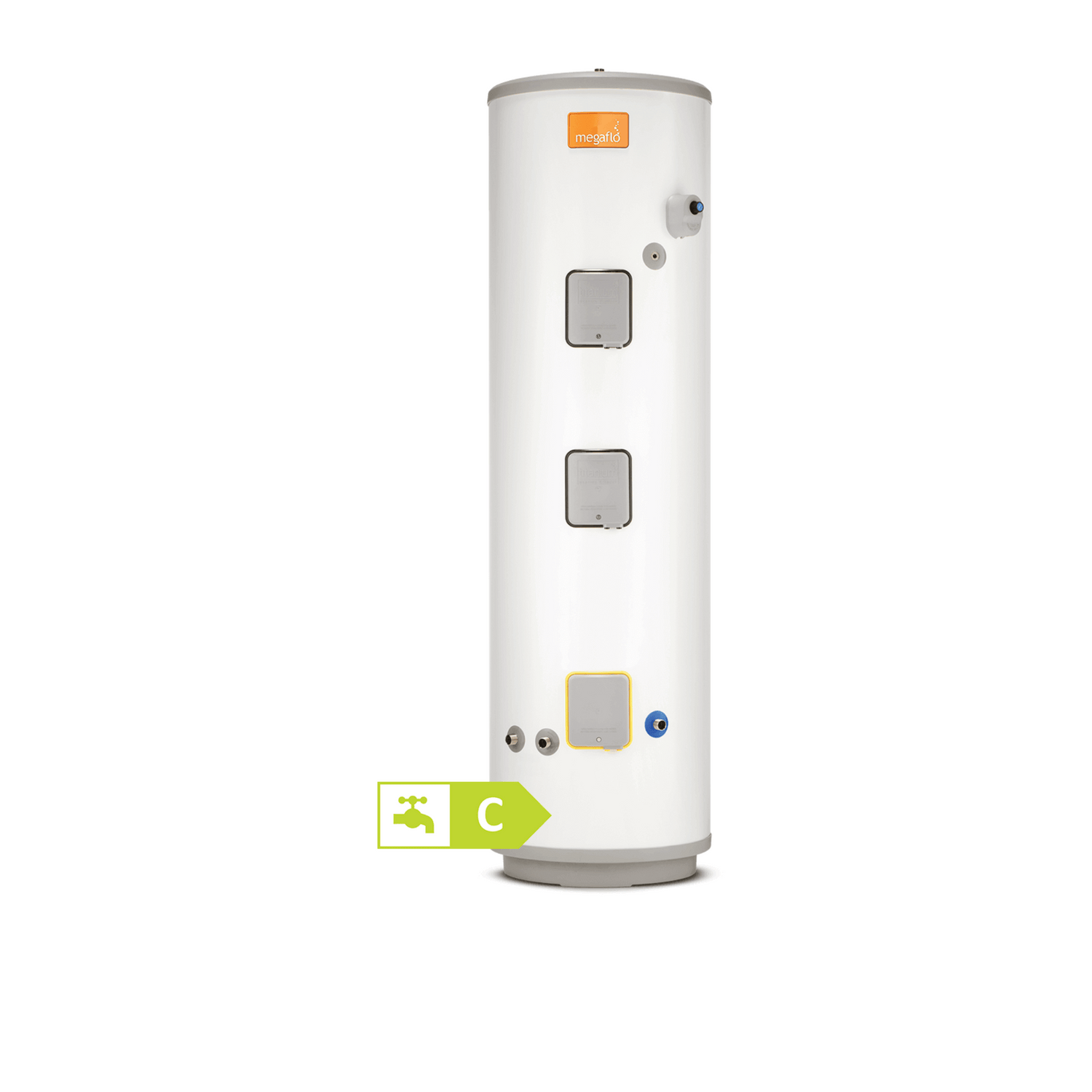 Heatrae Sadia Megaflo Eco Solar 170sd Direct - Unvented - Hot Water Cylinder - 170 Litre - 95050527