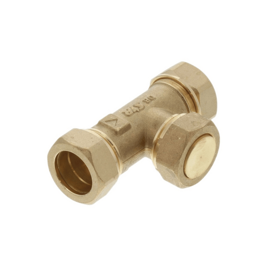 Heatrae Sadia Tee with Non Return Valve - 22mm - 95605041