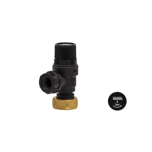 Heatrae Sadia Pressure Relief Valve (Plastic Body) - 8 Bar - 95607028