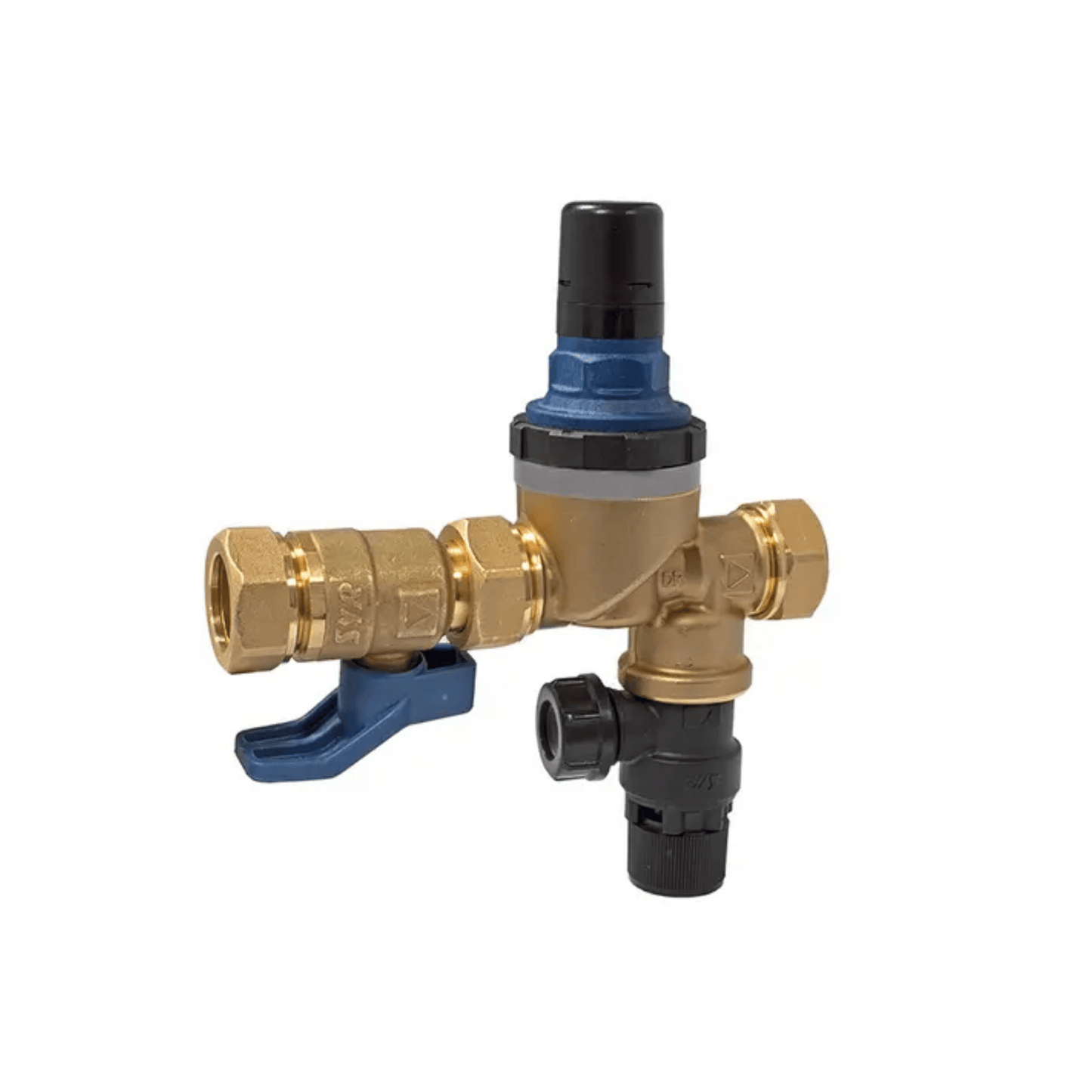 Heatrae Sadia Multibloc with Stop Cock and Integrated Pressure Relief Valve - 3/8 Bar - 22mm - 95605869