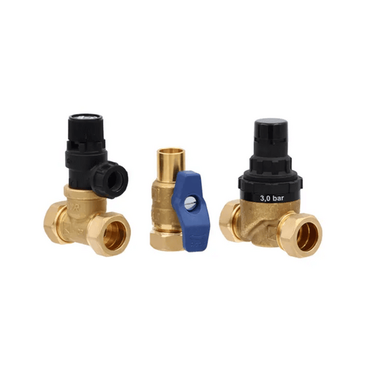 Heatrae Sadia Megaflo HE Multibloc Control Valve with Pressure Relief Valve - 95605894