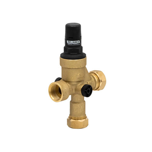 Heatline 3 Port Pre-Set & Locked Pressure Reducing Valve - 3 Bar
