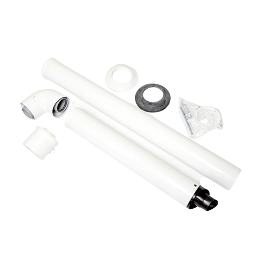 Ideal Logic & Vogue Standard Raised Horizontal Flue including VF Adapter & 1m Extension - 208290