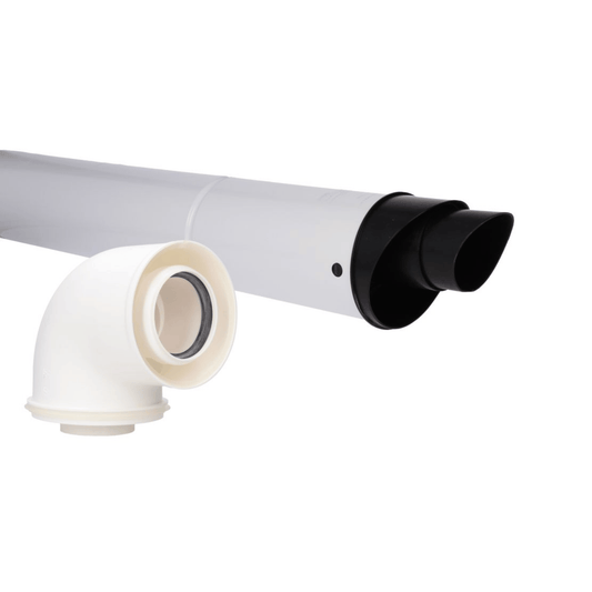 Ideal Atlantic Long Horizontal Flue - 600mm - 208173