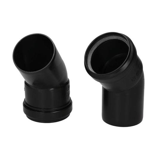 Ideal 45 Degree High Level Plume Kit Elbows - Pair - 203230