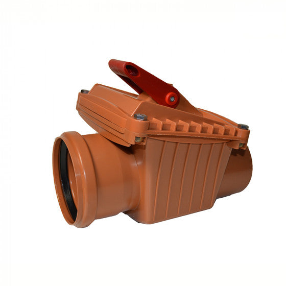 FloPlast 110mm Underground Drainage - Single Flap Non Return Valve - D550