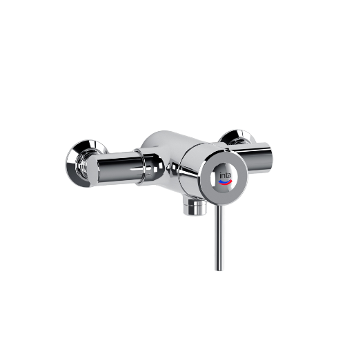 Inta Acura Care Exposed Thermostatic Sequential Shower Valve Bottom Outlet - 79011CP