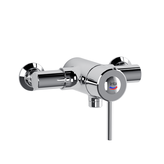 Inta Acura Care Exposed Thermostatic Sequential Shower Valve - Bottom Outlet - Chrome - 79011CP