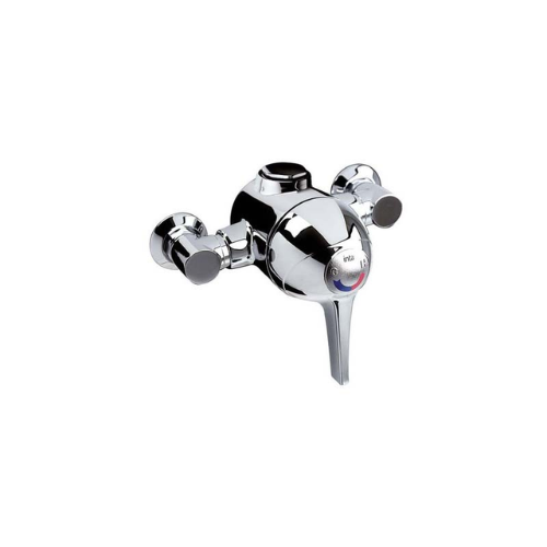 Inta Acura Exposed Thermostatic Sequential Control Shower with Top or Bottom Outlet - 90033CP