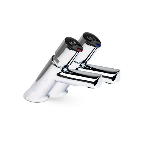 Inta Adjustable Flow Time Non-Concussive Basin Mounted Tap with Anti-Block Feature (Single) - NC177CP(S)
