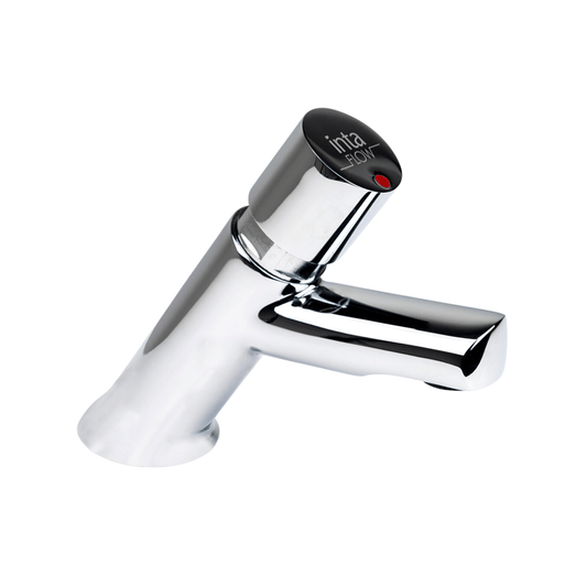 Inta Adjustable Flow Time Non-Concussive Anit-Block Basin-Mounted Tap - Single - NC177CP(S)