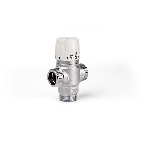 Inta Adjustable OEM Thermostatic Mixing Valve - 1" Male - 60097CP