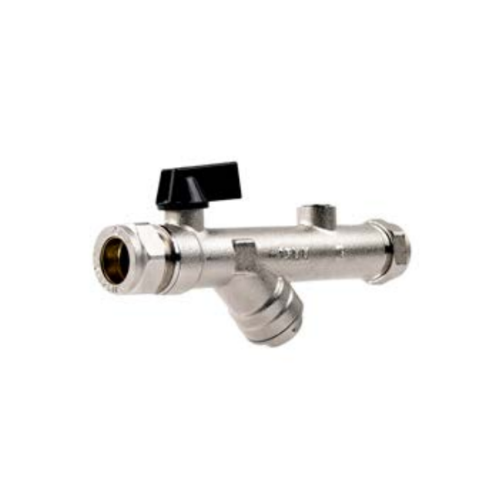 Inta Combi Ball Valve - Double Check Valve with Inline Strainer and Isolation - 15mm - DCVSTR15