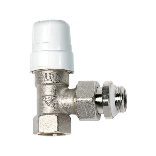 Inta Commercial Lockshield Radiator Valve - Angled - 3/4" BSP - CLS34A