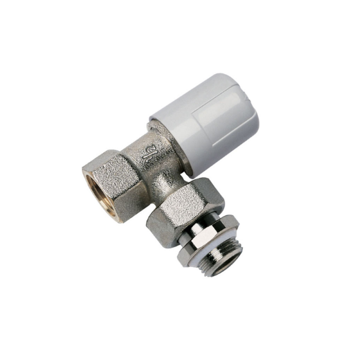 Inta Commercial Wheelhead Radiator Valve - Angled - 1/2" BSP - CWHLS12A