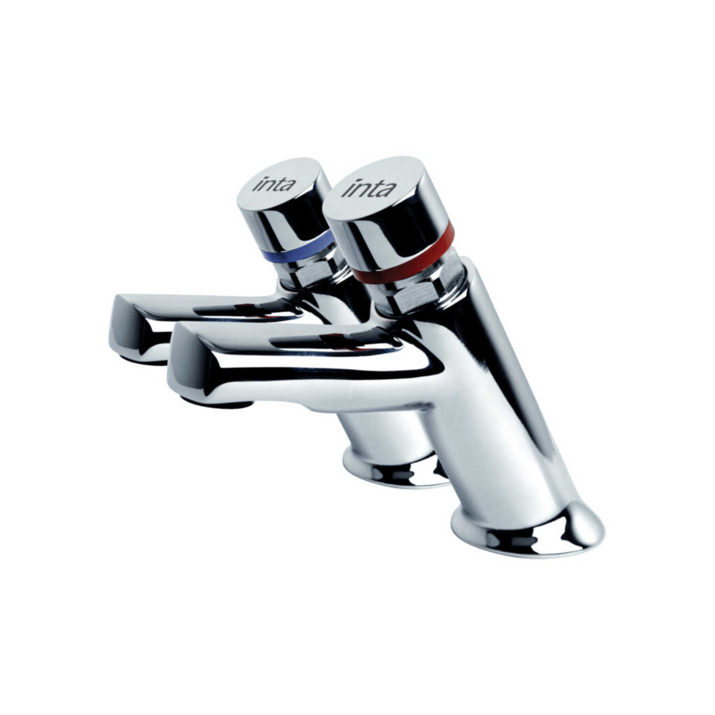 Inta Non-Concussive Contemporary Basin-Mounted Tap - Pair - 15 Seconds - NC162CP