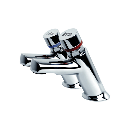 Inta Non-Concussive Contemporary Basin-Mounted Tap - Pair - 15 Seconds - NC162CP